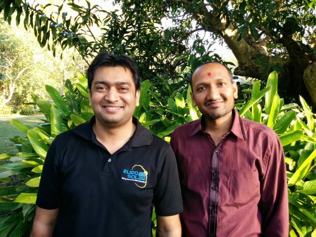 Milan and Himanshu Euro Solar Salesmen in Beerwah